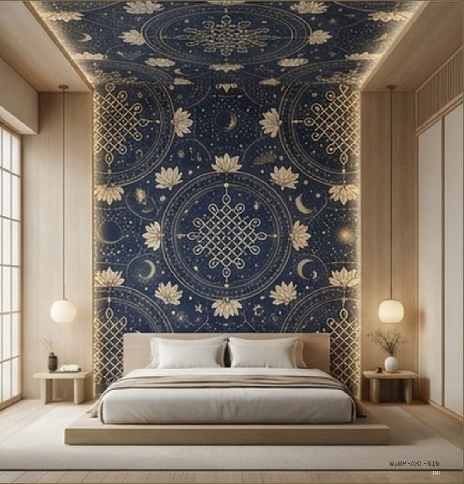 Kolam Celestial Sacred Geometry — WJWP-ART-016
