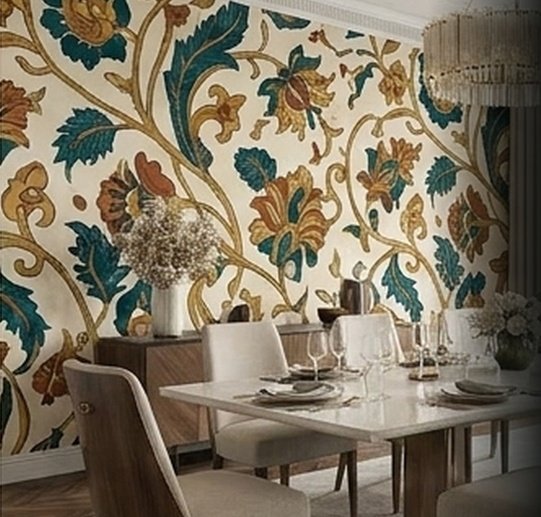 Contemporary Kalamkari The Ancient Vine, Renewed — WJWP-MOD-019