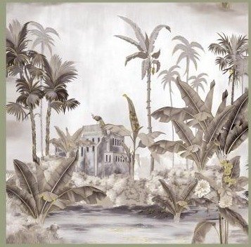 Athenic India wallpaper design 20 — pattern swatch