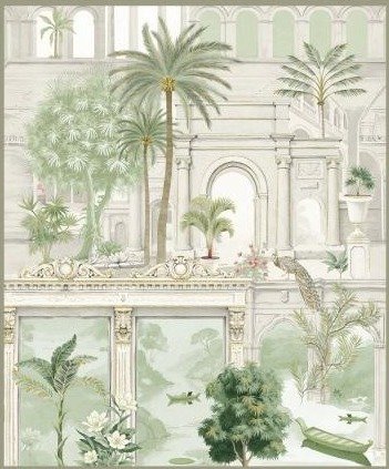 Athenic India wallpaper design 41 — pattern swatch