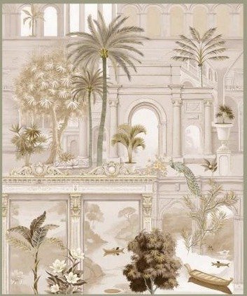 Athenic India wallpaper design 42 — pattern swatch