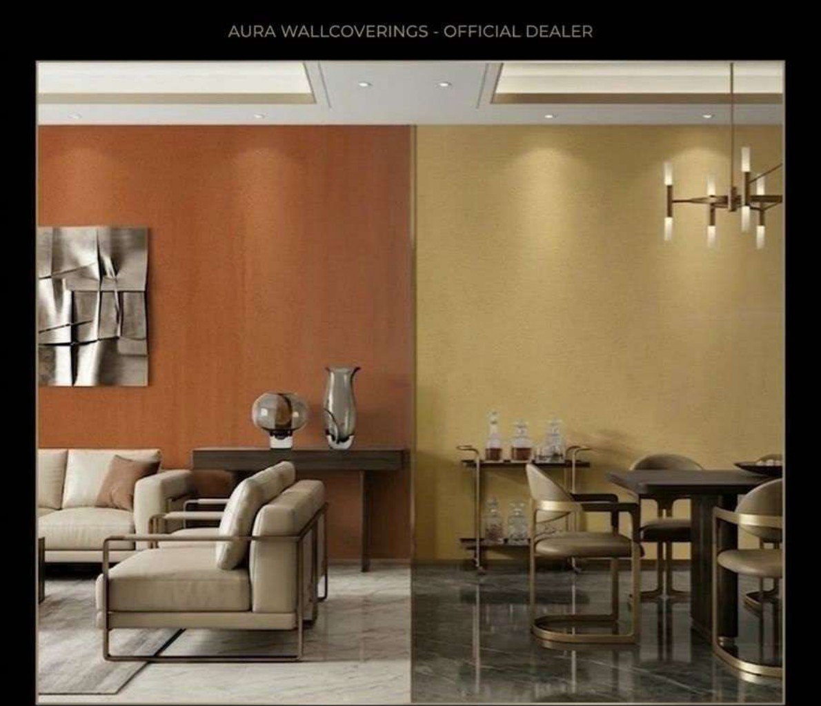 Plain wallpaper design 512035 — in the room