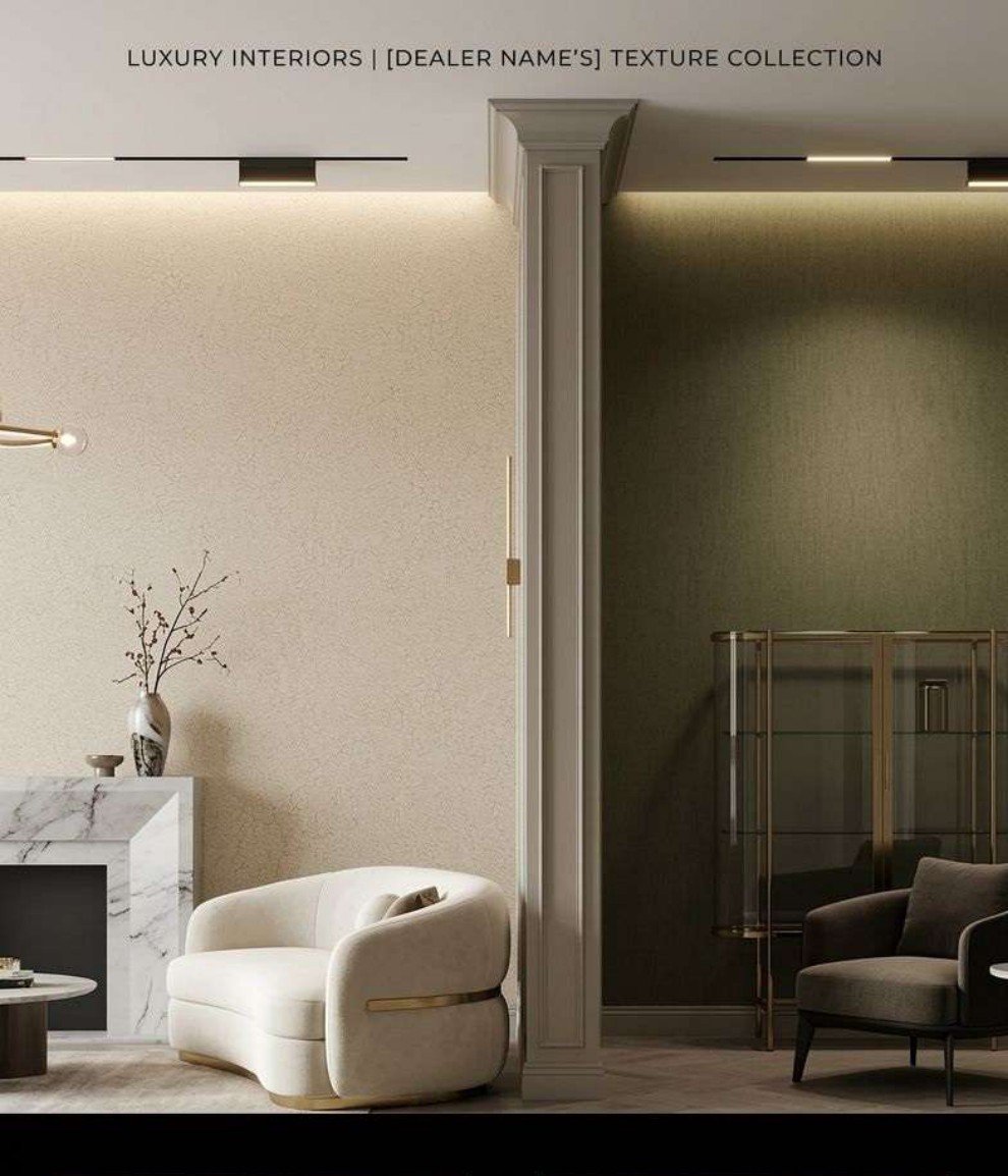 Plain wallpaper design 512058 — in the room
